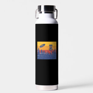 Disk Golf Retro Trinkflasche
