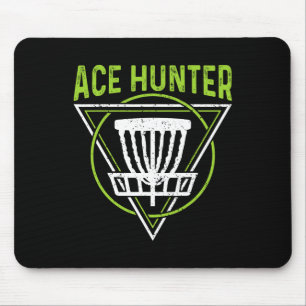 Disk Golf Shirt Funny Ace Hunter Disc Golf Mousepad