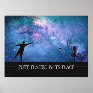 Disk Golf Stars Poster