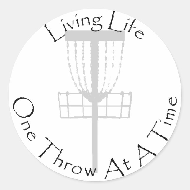 Disk Golf Sticker (Vorderseite)