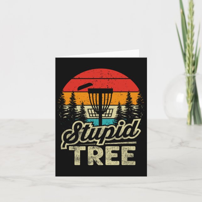 Disk Golf Stupid Tree - Disk Golf Karte (Vorderseite)