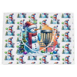 Disk Golf Themed Weihnachten Große Geschenktüte