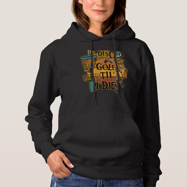 Disk Golf Tilu2019 Ich Die Skelett für Damen und H Hoodie (Vorderseite)