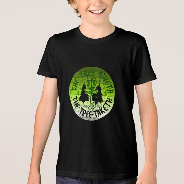 Disk Golf Tri-Blend Shirt (Vorderseite)