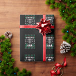 Disk Golf Ugly Christmas Sweater Pajama Geschenke Geschenkpapier<br><div class="desc">Disk Golf Ugly Christmas Sweater Pajama Geschenke</div>