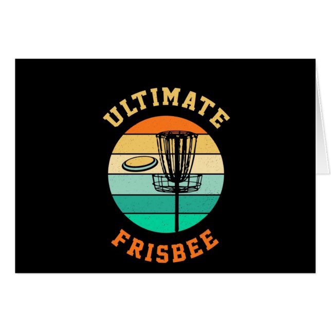 Disk Golf Ultimate Frisbee (Vorderseite (Horizontal))