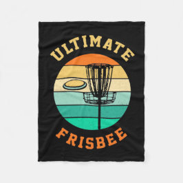 Disk Golf Ultimate Frisbee Fleecedecke