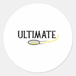 Disk Golf Ultimate Frisbee Frolf Sport Player Männ Runder Aufkleber
