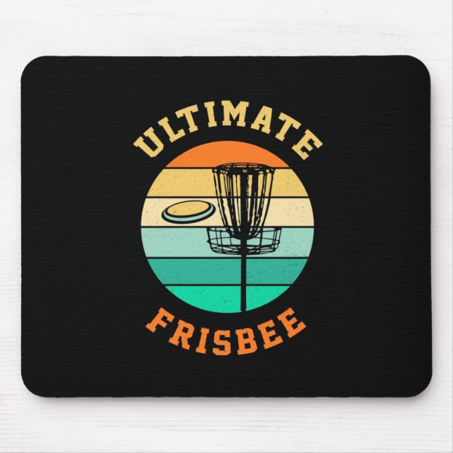 Disk Golf Ultimate Frisbee Mousepad (Vorne)