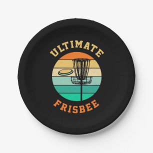 Disk Golf Ultimate Frisbee Pappteller