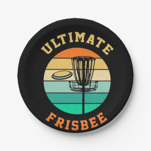 Disk Golf Ultimate Frisbee Pappteller