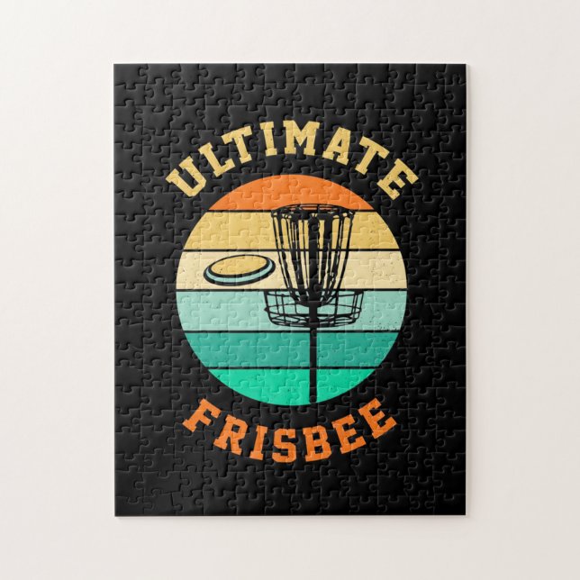 Disk Golf Ultimate Frisbee Puzzle (Vertikal)