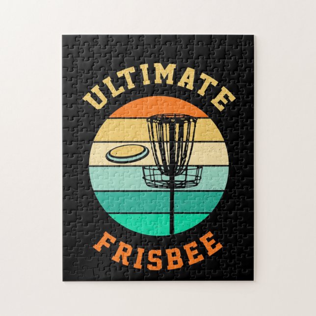 Disk Golf Ultimate Frisbee Puzzle (Vertikal)