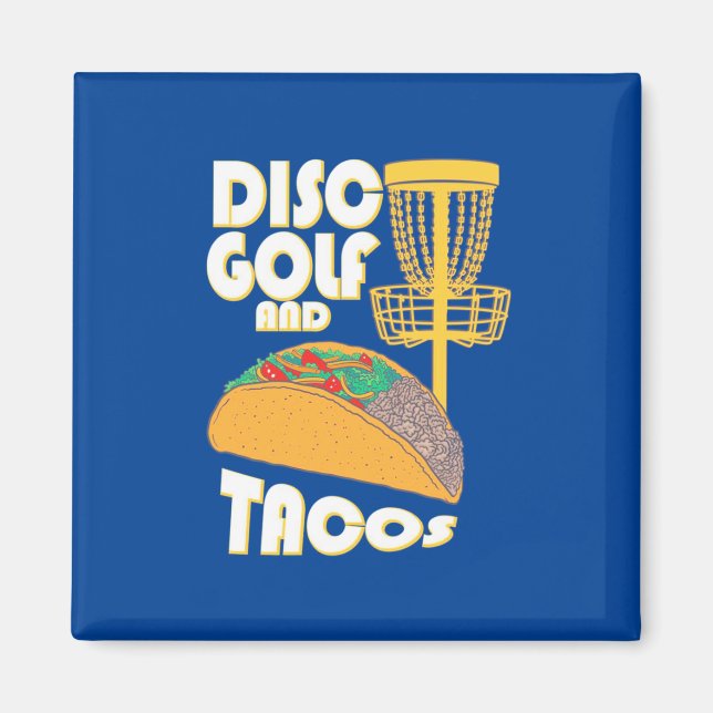 Disk Golf und Tacos Magnet (Vorne)