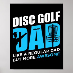 Disk Golf Vintag Funny Disc Golfing Vater Lover Pl Poster