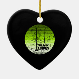 Disk Golf Vintag Keramik Ornament