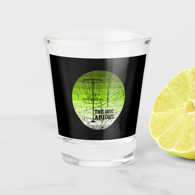 Disk Golf Vintag Schnapsglas (Vorderseite)