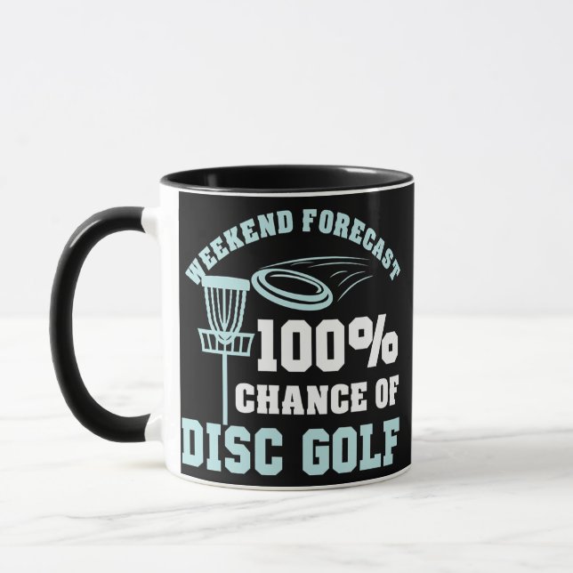 Disk Golf Weekend Forecast Frisbee Discgolf Tasse (Links)