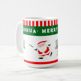 Disk Golf Weihnachtsfeiertag Kaffeetasse