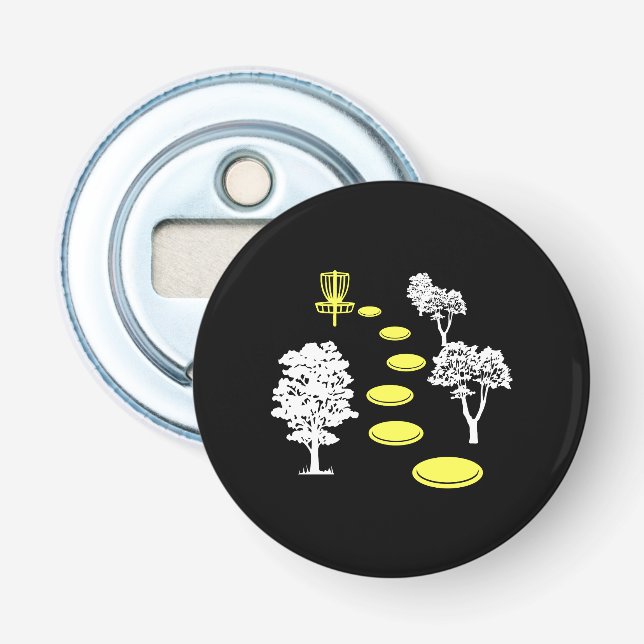 Disk Golf Woods Disk Golfer-Geschenk Flaschenöffner (Vorderseite)