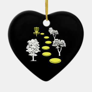 Disk Golf Woods Disk Golfer-Geschenk Keramik Ornament