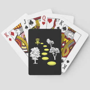 Disk Golf Woods Disk Golfer-Geschenk Spielkarten