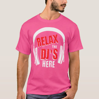 Disk Jockey Headphone Radio Club Dj Turntablist De T-Shirt