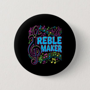 Diskantmacher Lustiges Musik-Witz-Shirt Chor Und G Button