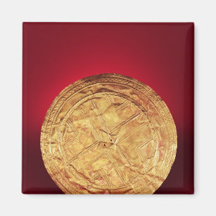 Diskette, die möglicherweise als Brosche verwendet Magnet