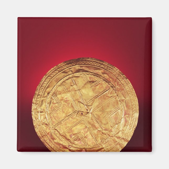 Diskette, die möglicherweise als Brosche verwendet Magnet (Vorne)