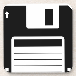 Diskette-Retro Illustrations-Entwurf Untersetzer