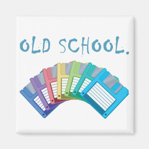 Disketten der alten Schule Magnet