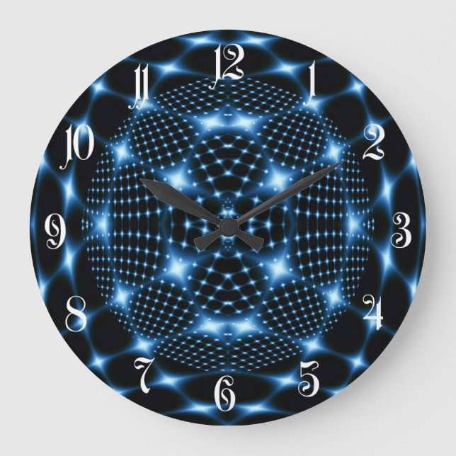 Diskoball Große Wanduhr (Vorderseite)