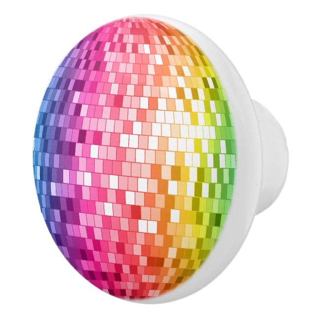 Diskoball Keramikknauf (Rechts)