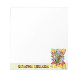 Diskofieber mit Scooby und Shaggy Notizblock