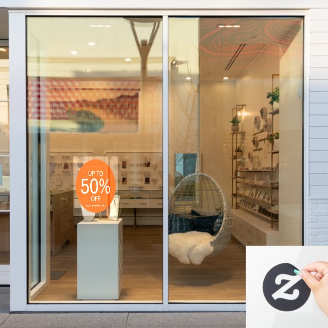 Diskontshop Fensteraufkleber (Schaufenster)