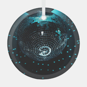 Diskothek Ball Glare, Nachtklub Hintergrund. Ornament Aus Glas