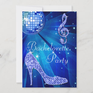 Diskothek Ball & Sparkle Heelses Einladung