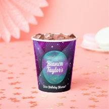 Diskothek Blowout Lila und Rosa Geburtstagsparty