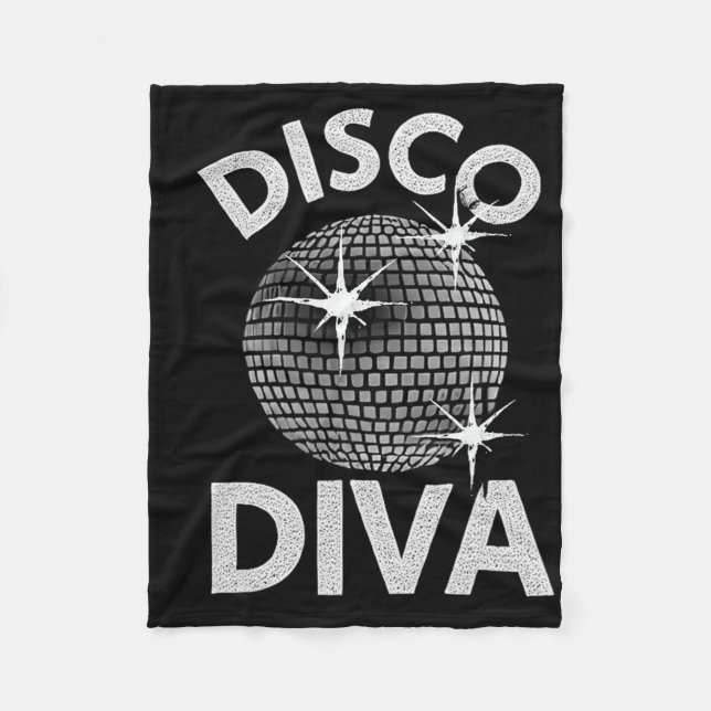 Diskothek Diva Queen1 Fleecedecke (Vorderseite)