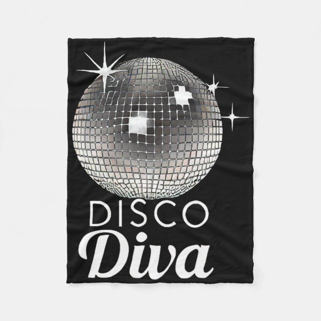 Diskothek Diva Queen3 Fleecedecke (Vorderseite)