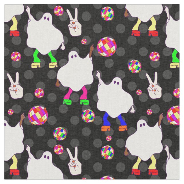 Diskothek halloween african ghost black stoff (Nahaufnahme)