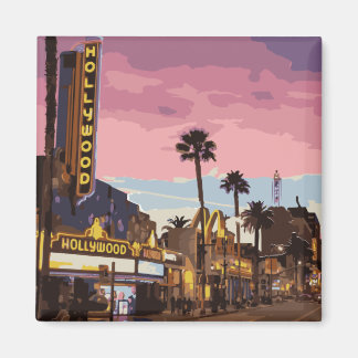 Diskothek lila Los Angeles Magnet