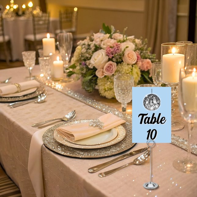 Diskotheken Begrüßungskarte für Hochzeiten Tischnu Tischnummer (Von Creator hochgeladen)