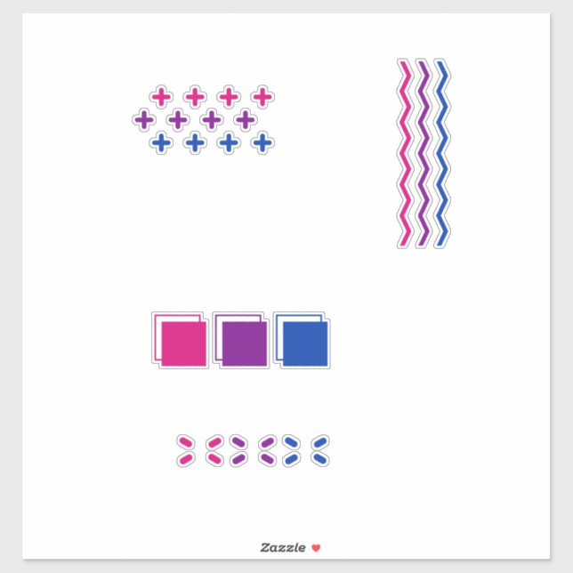 diskreter Stolz Aufkleber (Blatt)