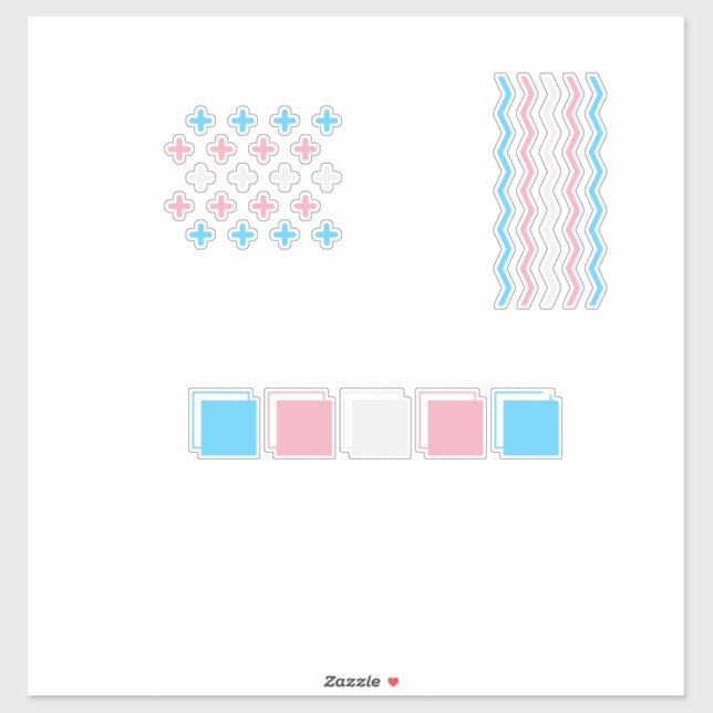 diskreter Stolz Aufkleber (Blatt)