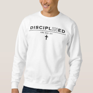 Diskurs + Disziplinierte weiße Sweatshirt