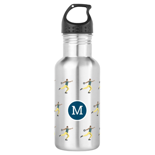 Diskusauskragen Edelstahlflasche (Vorderseite)