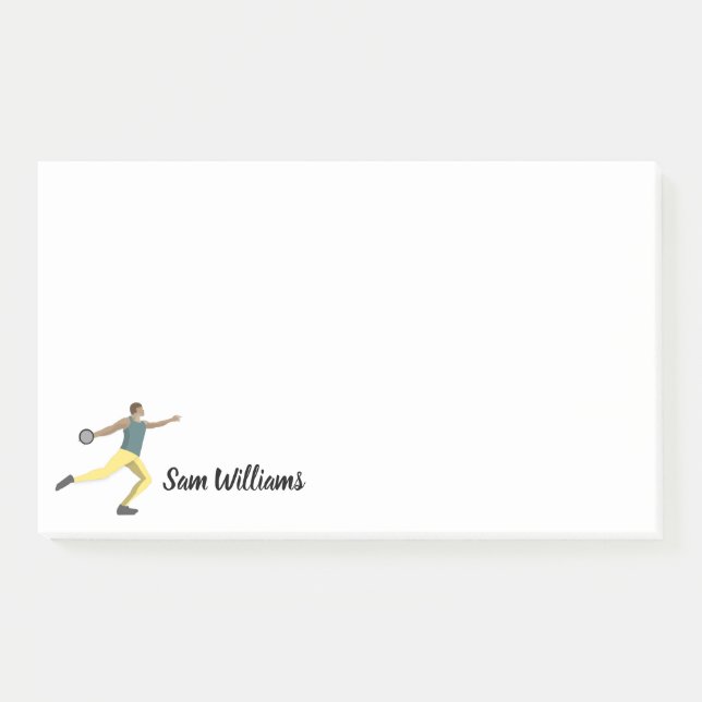 Diskusauskragen Post-it Klebezettel (Vorderseite)