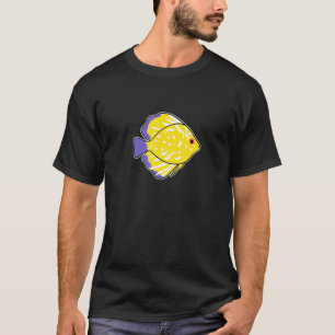 Diskusfisch-Aquarium-Design für Fischliebhaber T-Shirt